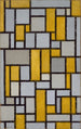 Composition with Grid 1 - Piet Mondrian — artwork view