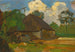Farm Building Painting with Well in Daylight - Piet Mondrian — artwork view