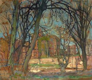 Ruins of Brederode Castle in Spring Sunlight - Piet Mondrian — artwork view