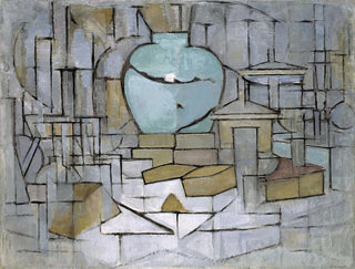 Still life with ginger jar II - Piet Mondrian — artwork view