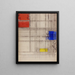 Study for a Composition - Piet Mondrian — framed artwork on a wall