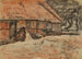 Lateral view painting of a farm near Winterswijk - Piet Mondrian — artwork view