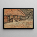 Lateral view painting of a farm near Winterswijk - Piet Mondrian — framed artwork on a wall