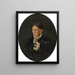 Hendrikje Duintjer, wife of Johannes Hendrik Seije Cuperus - Piet Verhaert — framed artwork on a wall