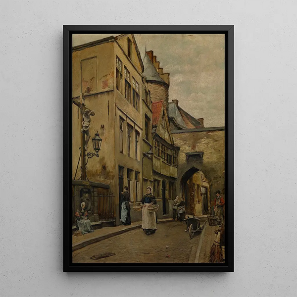 The prison bridge - Piet Verhaert — framed artwork on a wall