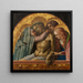 Pietà - Carlo Crivelli — framed artwork on a wall
