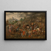 The Carrying of the Cross - Pieter Aertsen — framed artwork on a wall