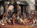 La guérison du paralytique à la piscine de Bethesda - Pieter Aertsen — artwork view