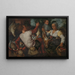 The merchants - Pieter Aertsen — framed artwork on a wall