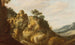 A southern landscape with ruins - Pieter Anthonisz van Groenewegen — artwork view