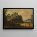 Roman landscape with ruins - Pieter Anthonisz van Groenewegen — framed artwork on a wall