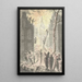Fire in a House - Pieter Bartholomeusz Barbiers — framed artwork on a wall