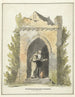 Hermit in front of a stone chapel - Pieter Bartholomeusz Barbiers — artwork view
