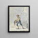 Skater - Pieter Bartholomeusz Barbiers — framed artwork on a wall