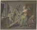Two women busy with spools of thread and flax flails - Pieter Bartholomeusz Barbiers — artwork view