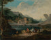 an elegant couple by the lake - Pieter Bout — artwork view