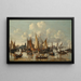 The visit of William III of Orange to Dordrecht in 1672 - Pieter Bout — framed artwork on a wall