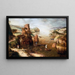 Christ and the apostles on the Sea of Galilee - Pieter Bruegel the Elder — framed artwork on a wall