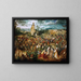 The Procession to Calvary - Pieter Bruegel the Elder — framed artwork on a wall