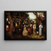 The Sermon of Saint John the Baptist - Pieter Bruegel the Elder — framed artwork on a wall