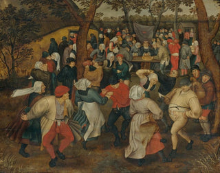 The Wedding Feast outdoors - Pieter Brueghel the Younger — artwork view