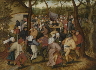 outdoor wedding dance - Pieter Brueghel the Younger — artwork view