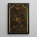 Flower painting in a vase - Pieter Casteels III — framed artwork on a wall