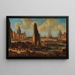 A Port with Many Boats - Pieter Casteels II — framed artwork on a wall