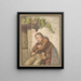 Lou, the baker's servant, fell asleep in front of the house in the sun - Pieter Christoffel Wonder — framed artwork on a wall