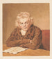 Portrait of Lourens van Schaick sitting at a table reading - Pieter Christoffel Wonder — artwork view