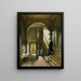 L'escalier de la résidence londonienne du peintre - Pieter Christoffel Wonder — framed artwork on a wall
