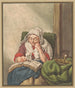 Sa mère lisant la Bible - Pieter Christoffel Wonder — artwork view