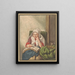 Sa mère lisant la Bible - Pieter Christoffel Wonder — framed artwork on a wall
