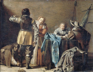 Interior of the guardhouse painting - Pieter Codde — artwork view