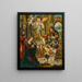 L'Adoration of the Shepherds Luke 2:16-20 - Pieter Coecke van Aelst — framed artwork on a wall