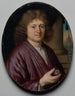 Portrait of a man holding a watch - Pieter Cornelisz van Slingelandt — artwork view