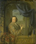 Portrait of a man with a watch - Pieter Cornelisz van Slingelandt — artwork view