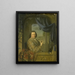 Portrait of a man with a watch - Pieter Cornelisz van Slingelandt — framed artwork on a wall