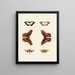 The Foreign Almoners Found in the Three Parts of the World: Asia, Africa, and America, pl75 - Pieter Cramer — framed artwork on a wall