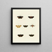 Butterflies from different countries present on the three continents Asia, Africa, and America Pl083 - Pieter Cramer — framed artwork on a wall