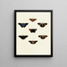 Butterflies from different countries present on the three continents Asia Africa and America Pl091 - Pieter Cramer — framed artwork on a wall