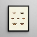 Butterflies from different countries present on the three continents Asia, Africa, and America Pl118 - Pieter Cramer — framed artwork on a wall