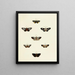 Butterflies from different continents Asia Africa and America Pl130 - Pieter Cramer — framed artwork on a wall