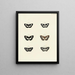 Butterflies from abroad present on the three continents Asia Africa and America Pl133 - Pieter Cramer — framed artwork on a wall