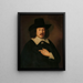 Portrait of a Man - Pieter Dubordieu — framed artwork on a wall