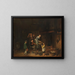 Family of Peasants Singing - Pieter Duyfhuysen — framed artwork on a wall