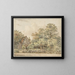 House in a wooded environment - Pieter Ernst Hendrik Praetorius — framed artwork on a wall