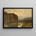 Scene of the Inntal near Pfunds in Tyrol - Pieter Franciscus Peters — framed artwork on a wall