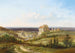 Vue of the Château Haunsheim in the Dillingen District on the Danube - Pieter Franciscus Peters — artwork view