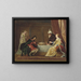 Esther, Assuérus et Haman - Pieter Fransz de Grebber — framed artwork on a wall